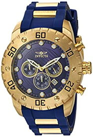 【中古】【輸入品・未使用】Invicta メンズ プロダイバー ステンレススチール クォーツウォッチ ポリウレタンストラップ付き ブルー 25 (モデル:20280)