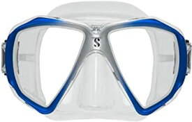 【中古】【輸入品・未使用】SCUBAPRO Spectra Dive Mask Clear Skirt Silver / BLue