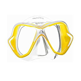 【中古】【輸入品・未使用】Mares X-Vision LiquidSkin Dive Mask-Clear/Yellow by Mares