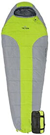 【中古】【輸入品・未使用】TETON Sports Tracker Scout Ultralight Mummy Sleeping Bag; Lightweight Backpacking Sleeping Bag for Hiking and Camping Outdoors; All Sea