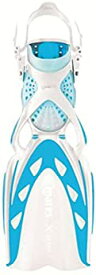 【中古】【輸入品・未使用】(Light Blue%カンマ% Regular) - Mares X-Stream Open Heel Fins