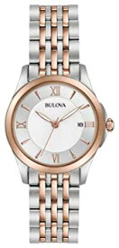【中古】【輸入品・未使用】Bulova レディース ステンレススチール アナログクォーツ 腕時計 ステンレススチールストラップ マルチ 14 (モデル:98M125)