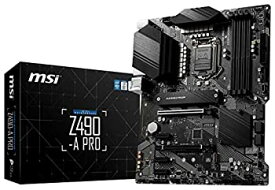 【中古】【輸入品・未使用】MSI Z490-A PRO ProSeries ATX ?????? (?10?? Intel Core LGA 1200???? DDR4 ????M.2???? USB 3.2 Gen 2 2.5G LAN DP/HDMI )