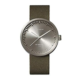 【中古】【輸入品・未使用】Leff Amsterdam d42チューブWatch Corduraレザー|スチール/グリーン