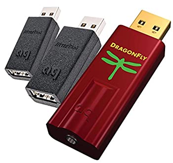 Dragonfly Red USBスティックDAC with 2?- Pack Jitterbug USBデータと電源ノイズフィルタ