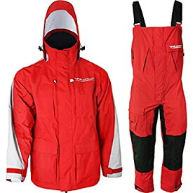 【中古】【輸入品・未使用】WindRider Pro Foul Weather Gear - Rain Suit - Jacket + Bibs - Breathable%カンマ% Numerous Pockets%カンマ% Mesh Lined for Comfort - for Fishin