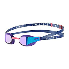 【中古】【輸入品・未使用】(One Size%カンマ% Violet/Blue Mirror) - Speedo Unisex Adult Fastskin Elite Mirror Goggles