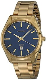 【中古】【輸入品・未使用】CITIZEN シチズン BI1032-58L Men's Quartz Watch blue /gold Stainless メンズ腕時計 ブルー・ゴールド ステンレス クォーツ ラウンドフェイス