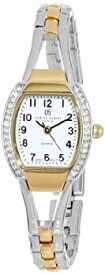 【中古】【輸入品・未使用】Charles-Hubert%カンマ% Paris Women's 6831-T Classic Collection Two-Tone White Dial Watch