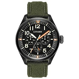 【中古】【輸入品・未使用】[シチズン] Citizen 腕時計 Men's 'Military' Quartz Stainless Steel and Nylon Casual Watch%カンマ% Color:Green 日本製クォーツ BU2055-16E メ