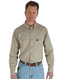 【中古】【輸入品・未使用】Wrangler Riggs Workwear メンズ ロガーツイル長袖ワークシャツ US サイズ: X-Large カラー: ベージュ