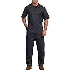 【中古】【輸入品・未使用】Dickies メンズ 半袖カバーオール US サイズ: Large Short カラー: ブラック