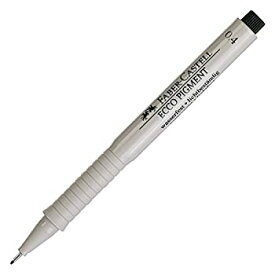 【中古】【輸入品・未使用】Faber-Castell Ecco 顔料ファインライナー0.4mm ブラックインクペン