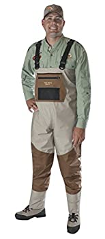 (XX-Large Short Stout) Caddis Men's Attractive 2-Tone Tauped Deluxe Breathable Stocking Foot Wader(DOES NOT INCLUDE BOOTS)
