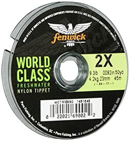 【中古】【輸入品・未使用】fenwick Wctm2X50 ワールドクラス 淡水ナイロンティペット 50ヤード/ 9ポンド