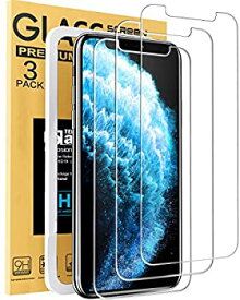 【中古】【輸入品・未使用】Mkeke iPhone 11 Pro Max スクリーン保護シート iPhone XS Maxスクリーンプロテクター 強化ガラス [3パック][6.5インチ]