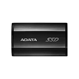【中古】【輸入品・未使用】ADATA SE800 1TB IP68 頑丈 - 最大1000MB/秒 SuperSpeed USB 3.2 Gen 2 USB-C 外付けポータブルSSD ブラック (ASE800-1TU32G2-CBK)