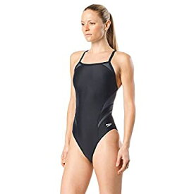 【中古】【輸入品・未使用】Speedo Tone Setter Splice Flyback%カンマ% Black/Grey%カンマ% 28