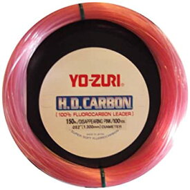 【中古】【輸入品・未使用】(14kg) - Yo-Zuri 30-Yard HD Fluorocarbon Leader%カンマ% Pink%カンマ% 14kg