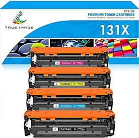 【中古】【輸入品・未使用】True Image 互換トナーカートリッジ 交換用 HP 131X CF210X 131A HP Laserjet Pro 200 Color MFP M276nw M251nw M251n M276n CF210A CF211A CF21