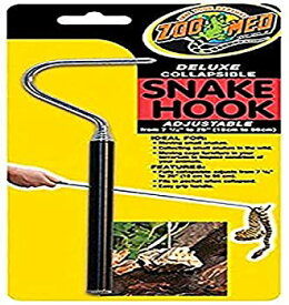 【中古】【輸入品・未使用】Zoo Med Deluxe Fully Collapsible Snake Hook Easy Grip Handle Terrarium Cage
