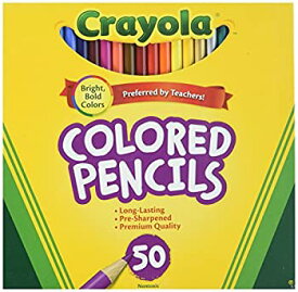 【中古】【輸入品・未使用】(6-Sets) - Crayola 50ct Long Coloured Pencils (68-4050) 6 Pack