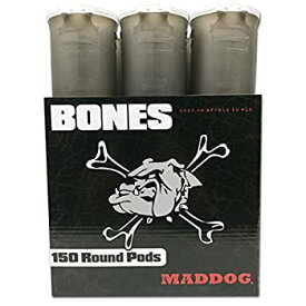 【中古】【輸入品・未使用】Maddog 150 ラウンドボーンペイントボールポッド ? スモーク ? 6パック