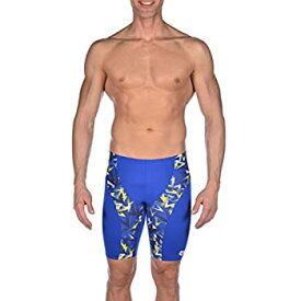 【中古】【輸入品・未使用】ARENA Power Triangle MaxLife Jammer Swimsuit%カンマ% Neon Blue - Multicolor%カンマ% 22