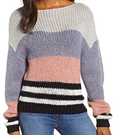 【中古】【輸入品・未使用】Lucky Brand | Bold Stripe Pullover セーター | Multi | S