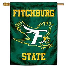 【中古】【輸入品・未使用】College Flags and Banners Co. Fitchburg Falcons 両面 ハウスフラッグ