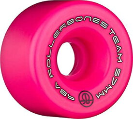 【中古】【輸入品・未使用】RollerBones ロゴホイール 98a (ピンク、62mm)