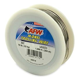 【中古】【輸入品・未使用】(0.6m - 90m Connected Spools%カンマ% 14kg Test%カンマ% Bright) - American Fishing Wire Monel Trolling Wire (Single Strand)