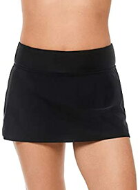 【中古】【輸入品・未使用】Reebok Women's Swimwear Sport Fashion Basic Solid Swim Skirt Bathing Suit Bottom%カンマ% Black%カンマ% 16