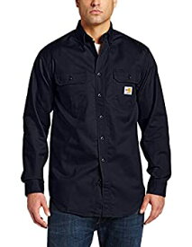 【中古】【輸入品・未使用】Carhartt メンズ ビッグ&トール 耐炎クラシックツイルシャツ US サイズ: Medium カラー: ブルー