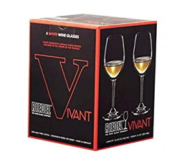 【中古】【輸入品・未使用】Riedel Vivant ホワイトワイングラス 4個セット