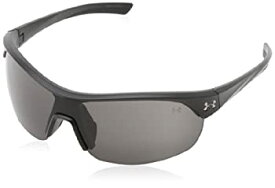 【中古】【輸入品・未使用】Under Armour Marbella Shield Satin Black Frame%カンマ% with Black Rubber and Gray Lens