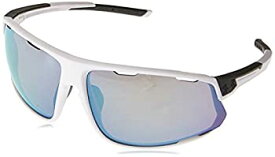 【中古】【輸入品・未使用】Under Armour Wrap Sunglasses%カンマ% UA Strive Satin White/Carbon/Baseball%カンマ% l