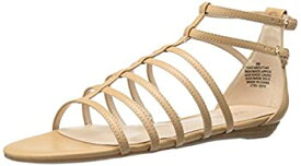 【中古】【輸入品・未使用】Nine West Womens abouthat Open Toe Casual Flat Sandals%カンマ% Tan%カンマ% Size 7.5