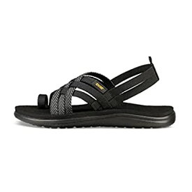 【中古】【輸入品・未使用】TEVA レディース Voya ストラップ 軽量 快適 速乾 カジュアル スポーツ サンダル%カンマ% ヘラブラック。%カンマ% 10