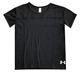 【中古】【輸入品・未使用】Under Armour Girls HeatGear Fashion Short Sleeve T-Shirt (YSM%カンマ% Black)