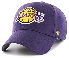 【中古】【輸入品・未使用】(Los Angeles Lakers - Purple) - '47 Brand Clean Up Adjustable Baseball Cap - NBA%カンマ% One Size%カンマ% Relaxed Fit Dad Hat