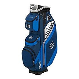 【中古】【輸入品・未使用】(Blue/Royal/Grey) - Wilson Staff Golf 2019 EXO Cart Bag Mens Trolley Bag 14 Way Divider
