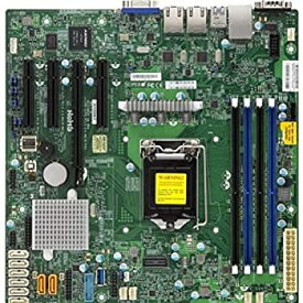 【中古】【輸入品・未使用】Supermicro マザーボード MBD-X11SSM-F-B Xeon E3-1200 v5 LGA1151 ソケット H4 C236 PCI Express SATA MicroATX バルク