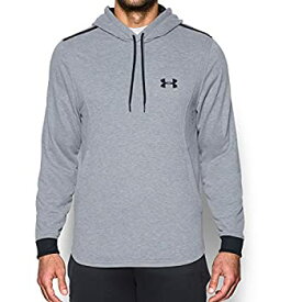 【中古】【輸入品・未使用】Under Armour メンズ ベースライン プルオーバーパーカー トゥルーグレーヘザー(025)/ブラック XXL