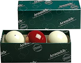 【中古】【輸入品・未使用】Aramith 61.5mm プレミアキャロム/カラムボレ ビリヤード/プールボール ボール3個セット