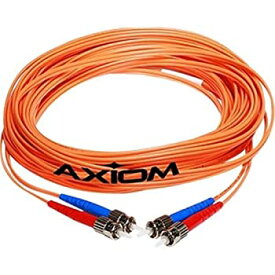 【中古】【輸入品・未使用】Axiom AX - Network cable - ST multi-mode (M) to ST multi-mode (M) - 98 ft - fiber optic - 50 / 125 micron - OM2 - orange
