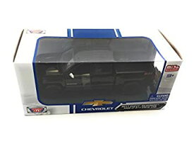 【中古】【輸入品・未使用】Motor Max 1:24 Scale 2017 Black Chevy Silverado 1500 LT Z71 Crew Cab Diecast truck