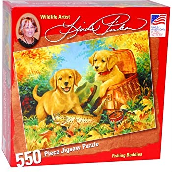 Great American Puzzle Factory Fishing Buddies 550 Piece Puzzle