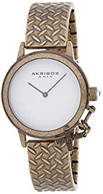 【中古】【輸入品・未使用】[アクリボス XXIV] Akribos XXIV 腕時計 Women's Quartz Stainless Steel Casual Watch%カンマ% Color:Brown クォーツ AK966BZ レディース 【並行輸