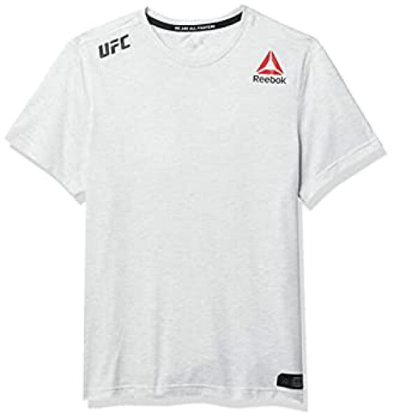 【中古】【輸入品・未使用】Reebok メンズ 公式 UFC ファイトナイト アスレチック 半袖Tシャツ X-Large ホワイト